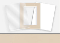 Standard Pkg 066: Glass, Foamboard, and Mat #C1014 (Olde Gray) with 2 inch Border