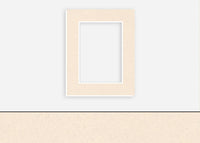 Custom Border Standard Mat 044: #C1028 (Spice Ivory)