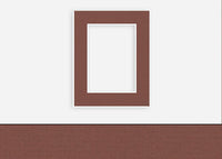 Custom Border Standard Mat 102: #C1040 (Classic Brown)