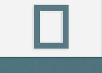 Custom Border Standard Mat 221: #C1047 (Williamsburg Blue)