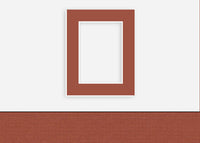 Custom Border Standard Mat 246: #C1057 (Redwood)