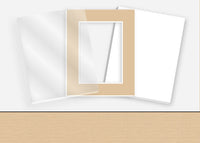 Standard Pkg 070: Glass, Foamboard, and Mat #C1061 (Sandstone) with 2 inch Border