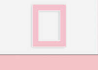 Custom Border Standard Mat 237: #C1078 (Madagascar Pink)
