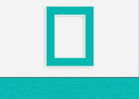 Custom Border Standard Mat 170: #C1080 (Bimini Blue)
