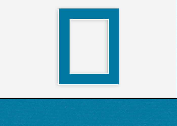 Custom Border Standard Mat 173: #C1082 (Marine Blue)
