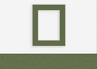 Custom Border Standard Mat 142: #C1084 (Avocado)
