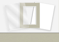Standard Pkg 127: Glass, Foamboard, and Mat #C1089 (Sauterne) with 2 inch Border