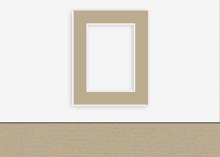 Custom Border Standard Mat 079: #C1090 (Pewter)