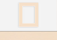 Custom Border Standard Mat 053: #C1095 (Antique Buff)