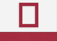 Custom Border Standard Mat 259: #C3214 (Chinese Red)
