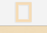 Custom Border Standard Mat 054: #C3291 (French Buff)