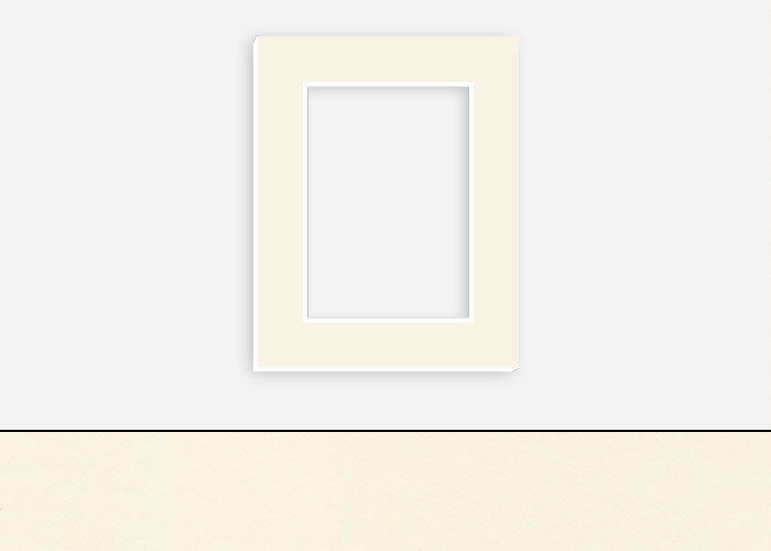 Custom Border Standard Mat 035: #C3293 (Antique White)
