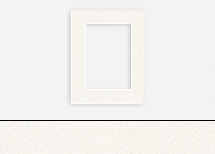 Custom Border Standard Mat 029: #C3300 (Alabaster)