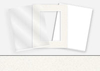 Standard Pkg 029: Glass, Foamboard, Mat #C3300 (Alabaster) with 2 inch Border