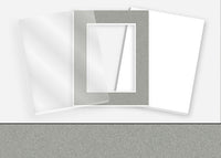 Standard Pkg 292: Acrylic, Foamboard, and Mat #C3311 (Granite) with 2 inch Border