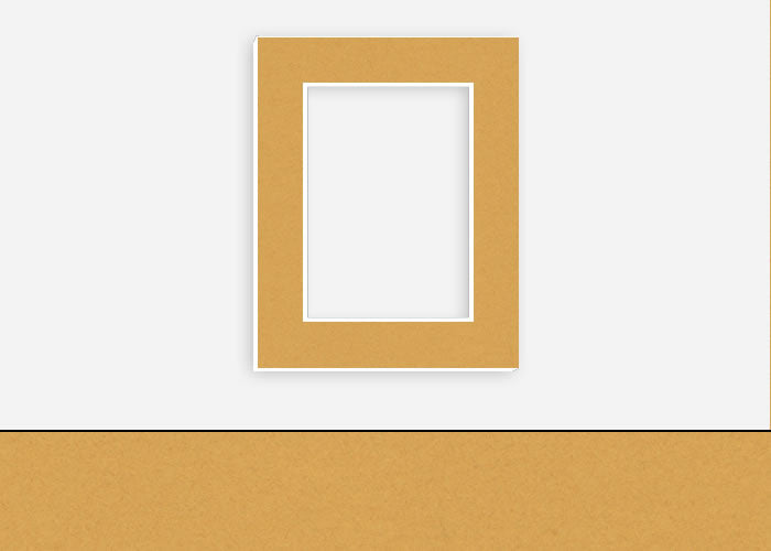 Custom Border Standard Mat 086: #C3319 (Topaz)