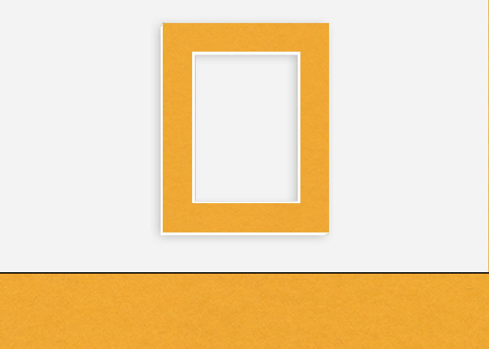 Custom Border Standard Mat 089: #C3320 (Saffron)
