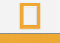 Custom Border Standard Mat 089: #C3320 (Saffron)