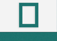 Custom Border Standard Mat 169: #C3323 (Real Teal)