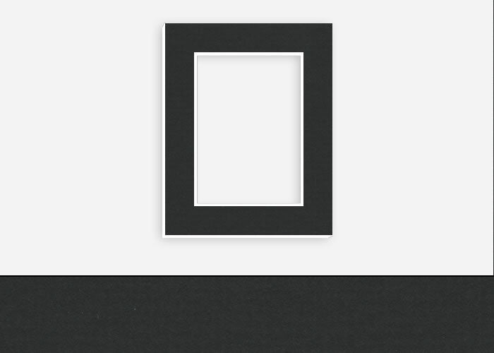 Custom Border Standard Mat 318: #C3344 (Manor Black)