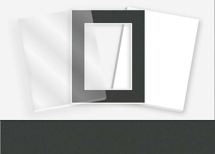 Standard Pkg 311: Glass, Foamboard, and Mat #C3359 (Sundown) with 2 inch Border