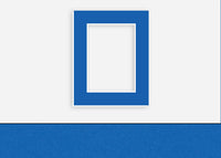 Custom Border Standard Mat 193: #C3360 (China Blue)