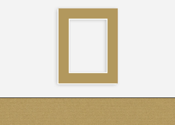 Custom Border Standard Mat 083: #C3387 (Rattan)