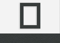 Custom Border Standard Mat 320: #C3921 (Black/White Pebbled)