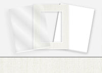 Standard Pkg 031: Glass, Foamboard, Mat #C4140 (White Silk) with 2 inch Border