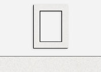 Custom Border Standard Mat 278: #C61027 (Silver Gray w/ Black Core)