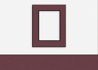 Custom Border Standard Mat 233: #C61038 (Maroon w/ Black Core)