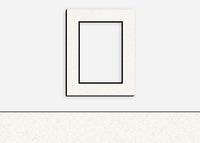 Custom Border Standard Mat 030: #C63300 (Alabaster w/ Black Core)