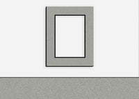 Custom Border Standard Mat 293: #C63311 (Granite w/ Black Core)
