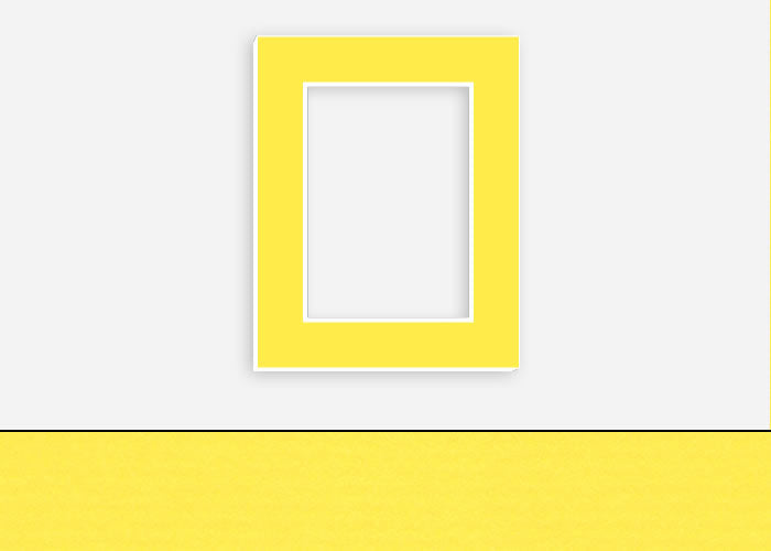Custom Border Standard Mat 112: #C902 (Yellow)