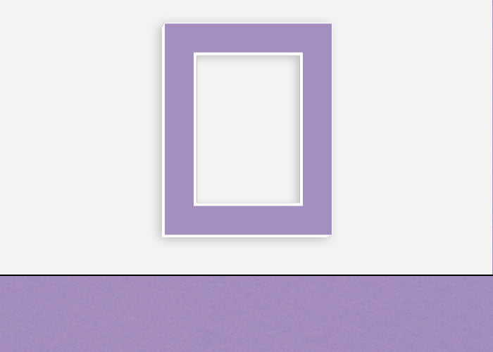 Custom Border Standard Mat 222: #C905 (Violet)