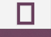 Custom Border Standard Mat 224: #C907 (Wine)
