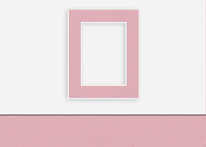 Custom Border Standard Mat 238: #C909 (English Rose)
