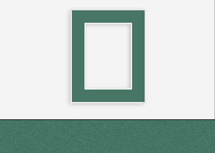 Custom Border Standard Mat 150: #C919 (Ivy Green)