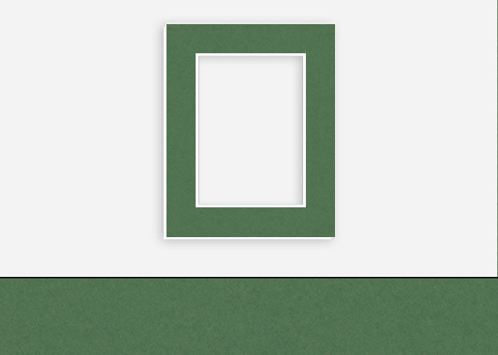 Custom Border Standard Mat 151: #C939 (Dark Green)