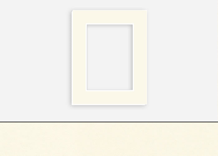 Custom Border Standard Mat 025: #C960 (White)