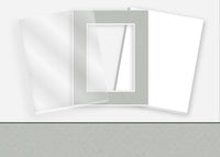 Standard Pkg 290: Glass, Foamboard, and Mat #C974 (Dawn Gray) with 2 inch Border