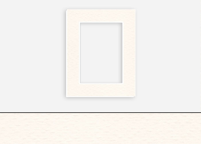 Custom Border Standard Mat 033: #C987 (Palm Beach White)
