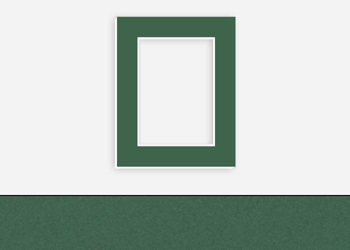 Custom Border Standard Mat 152: #C988 (Williamsburg Green)