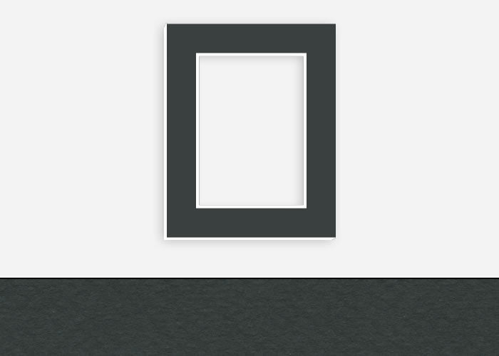 Custom Border Standard Mat 316: #C989 (Raven Black)