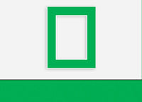 Custom Border Standard Mat 148: #C993 (Kelly Green)