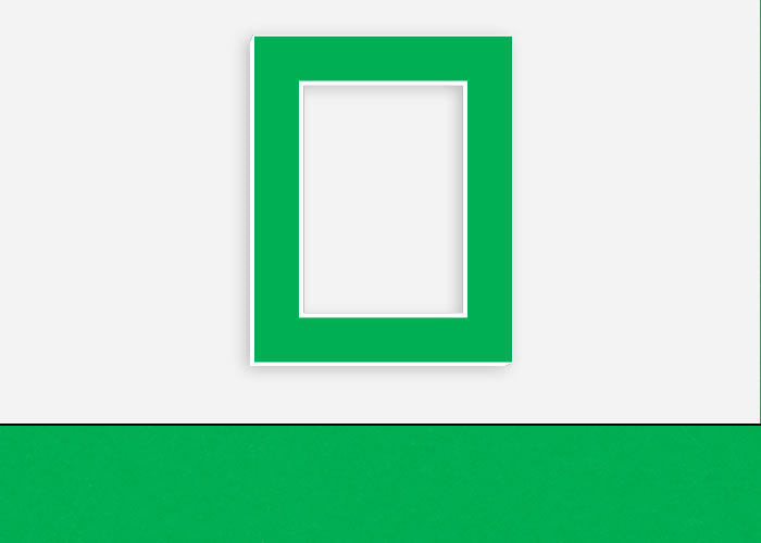 Custom Border Standard Mat 148: #C993 (Kelly Green)