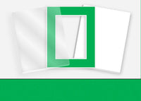Standard Pkg 148: Glass, Foamboard, and Mat #C993 (Kelly Green) with 2 inch Border