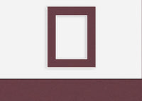 Custom Border Standard Mat 234: #CB038 (Berkshire Maroon)