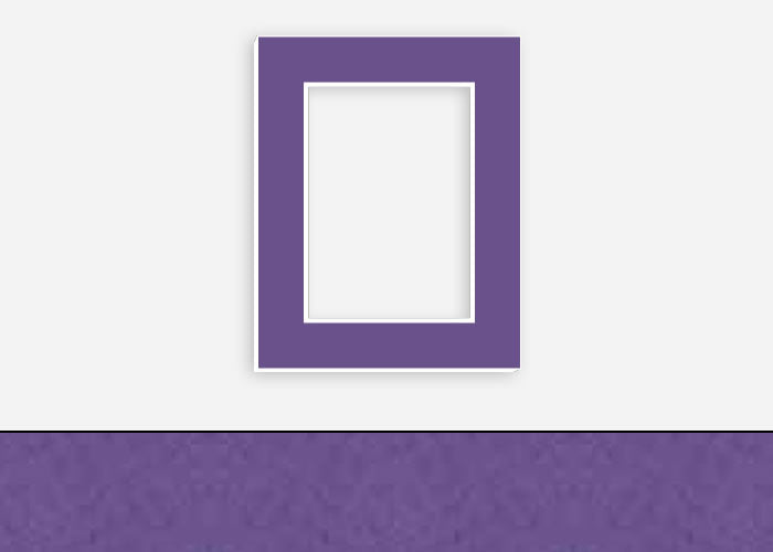 Custom Border Standard Mat 225: #CB120 (Berkshire Purple Iris)