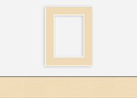 Custom Border Standard Mat 055: #CB126 (Berkshire French Vanilla)